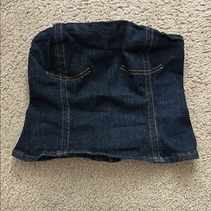 Dark Denim Tube Top